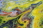 Experimentelle Acrylmalerei Acrylic Pouring 2019